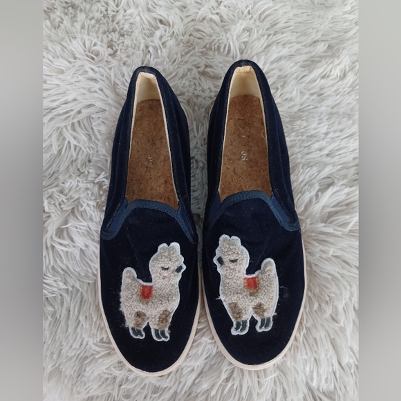 Soludos Shoes - Soludos velvet Llama sneakers